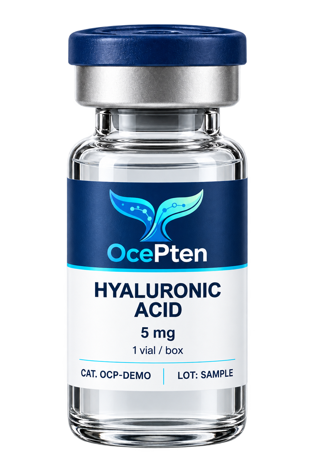 OcePten hyaluronic acid concept illustration