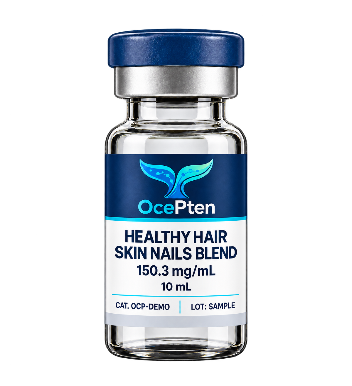 OcePten Healthy Hair Skin Nails Blend concept illustration